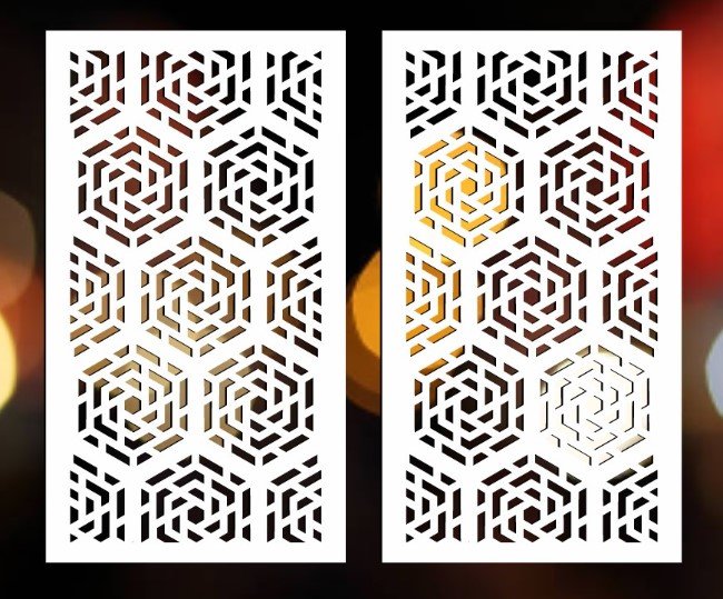 Design pattern panel screen