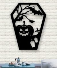 Halloween coffin panel