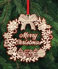 Merry Christmas wreath
