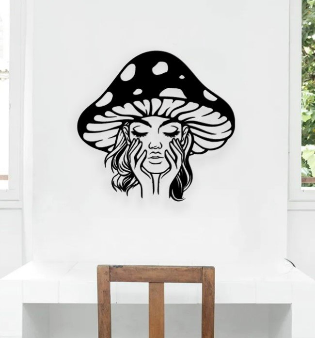 Mushroom lady