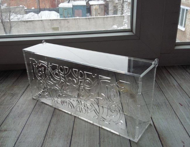 Acrylic Decorative Box with Lid