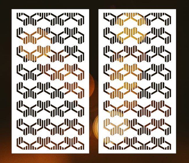 Design pattern panel screen