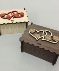 Heart Wooden Box