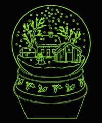 IIlusion led lamp Christmas globe