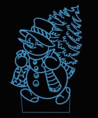 IIlusion led lamp Snowman