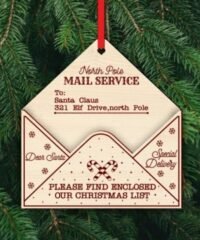 Letter holder ornament