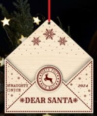 Letter holder ornament