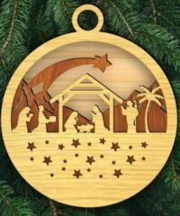 Nativity Christmas ornament