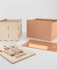 Wine Engraved Box