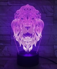 3D Lion Animal Night Light