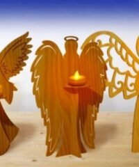 Angel candle holder