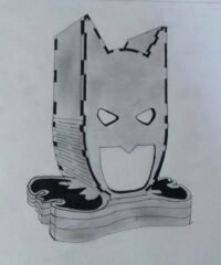 Batman Head Lamp