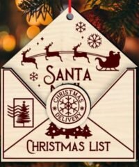 Letter holder ornament