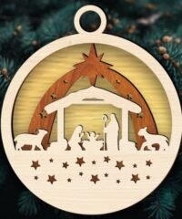 Nativity Christmas ornament