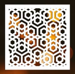 Square decoration Square decoration