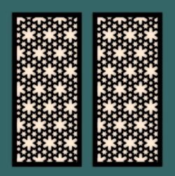 Design pattern panel screen Design pattern panel screen
