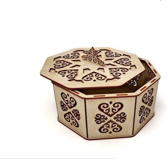 Octagonal box