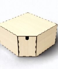 Concave corner drawer