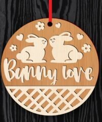 Easter round sign