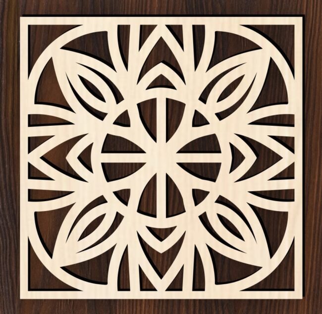 Square decoration