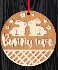 Easter round sign