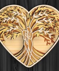 Layered heart tree