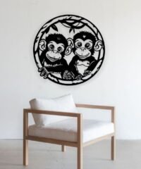 Monkeys wall decor