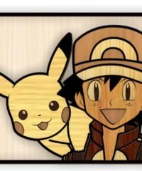 Multilayer Ash and Pikachu