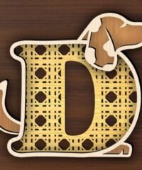 Animal letter D
