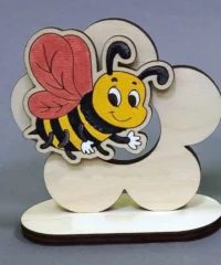 Bee and flower stand