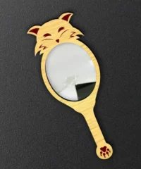 Hand fox mirror