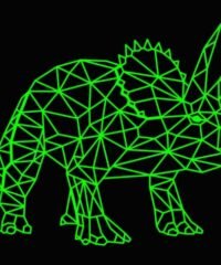 Illusion led lamp Dinosaur