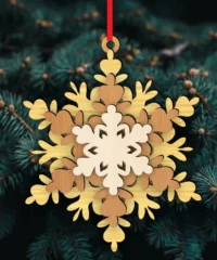 Layered Snowflakes