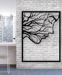 Tree face wall decor