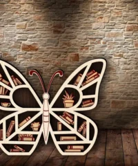 Butterfly book shelf