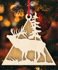 Deer Christmas ornament