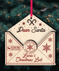 Letter holder ornament
