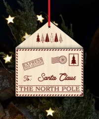 Letter holder ornament