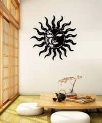 Sun wall decor