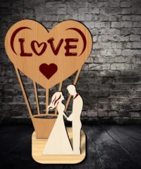 Valentine decor with stand