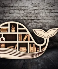 Whale book shelf