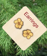 Flower earrings
