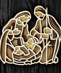 Holy family layered