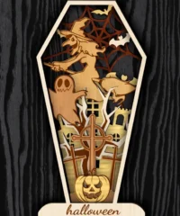Layered coffin