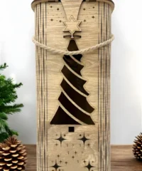 Christmas wine box