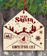 Letter holder ornament