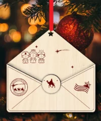 Letter holder ornament