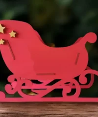 Santa's sleigh candy holder