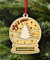 Christmas ball money holder