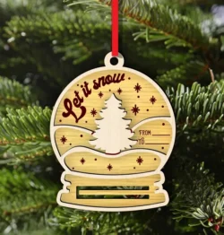 Christmas ball money holder Christmas ball money holder